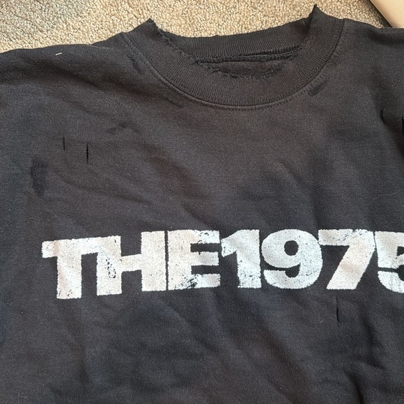 1975 Distressed Pullover Sweatshirt - Picture 3 of 5